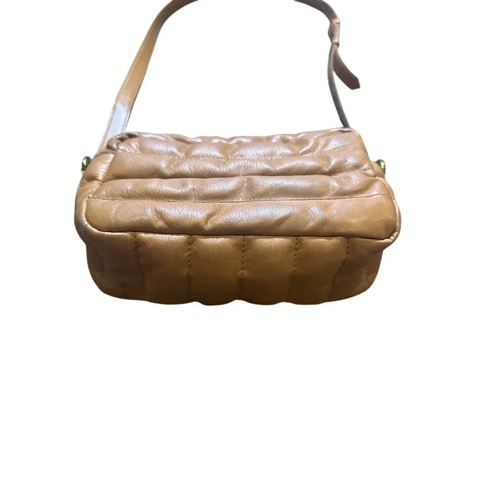 Madewell The Transport Camera Bag: Puff Edition in Warm Hickory Brown